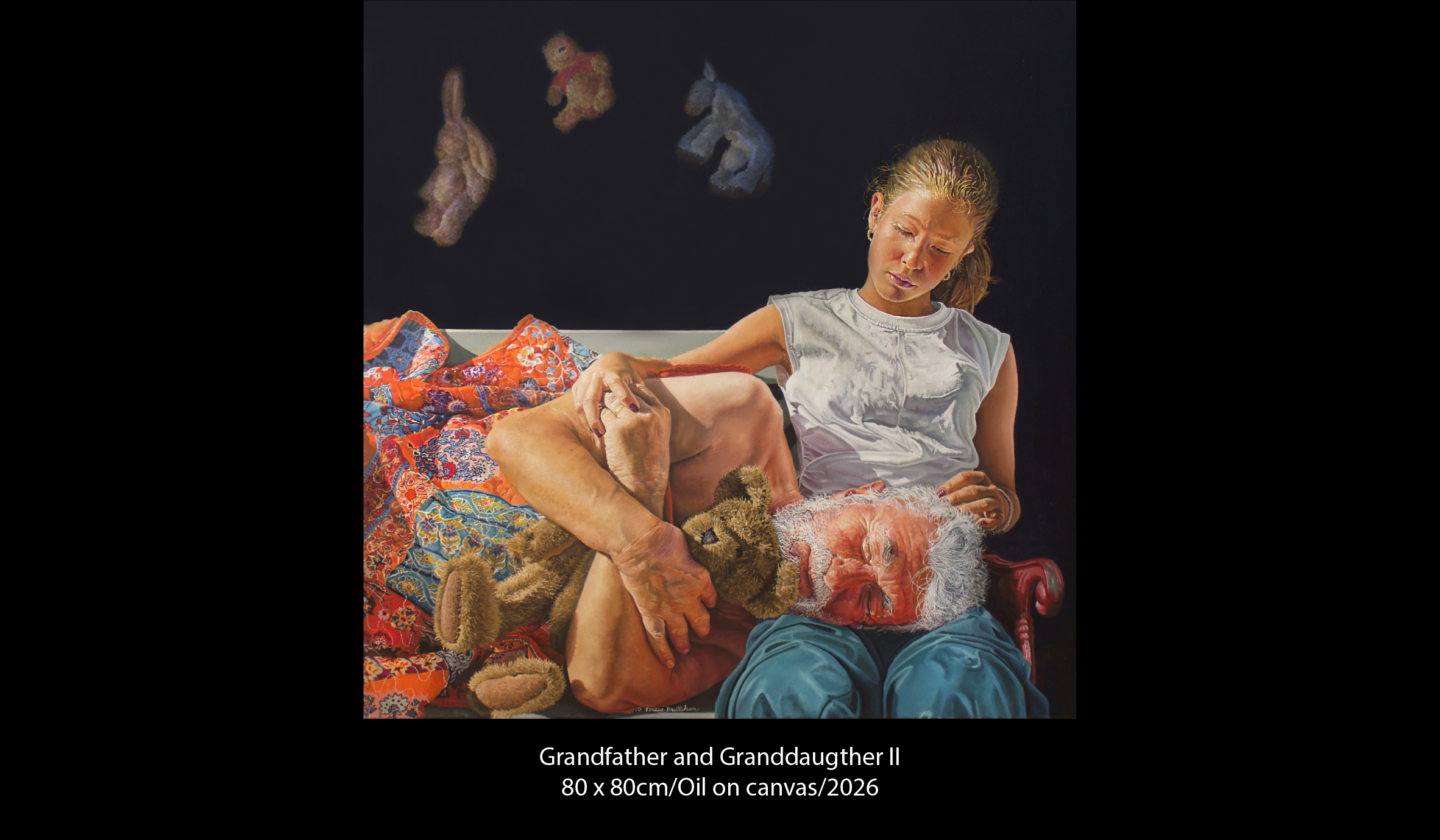 Grandfather and Granddaugther II TERESA BRUTCHER