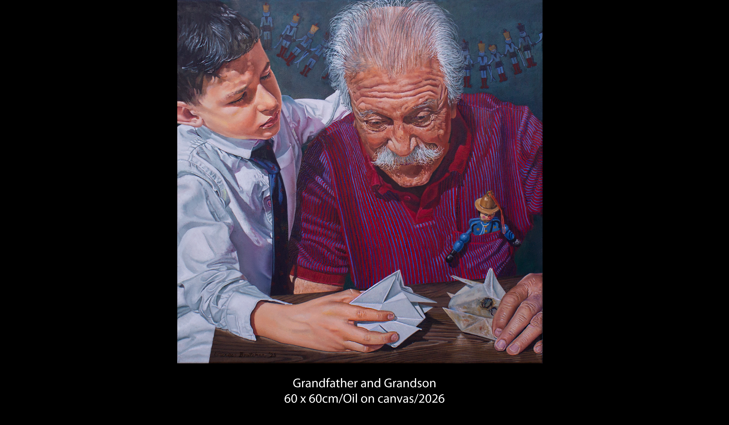 Grand ather and Grandson TERESA BRUTCHER